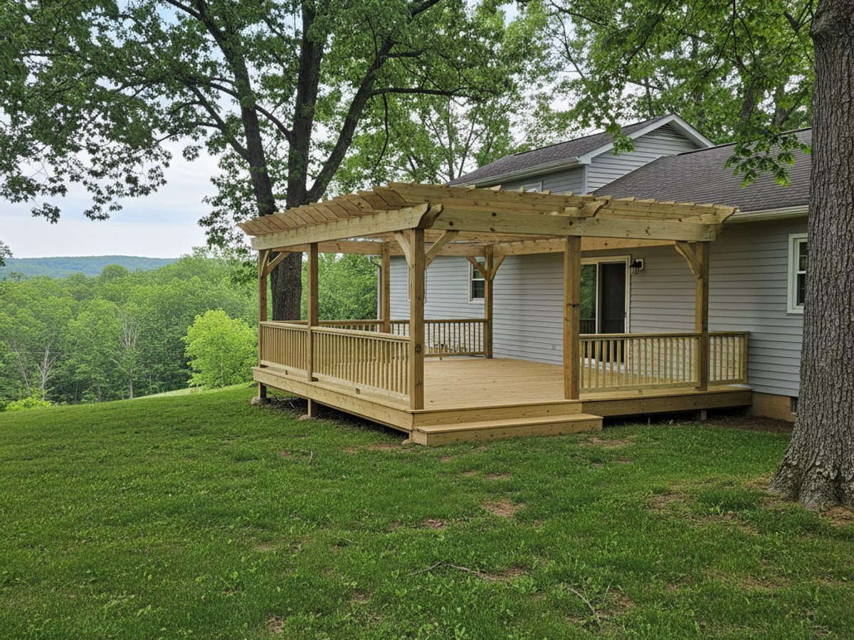 Deck Board Replacement completed by Majestic Deck Co in Collierville, TN