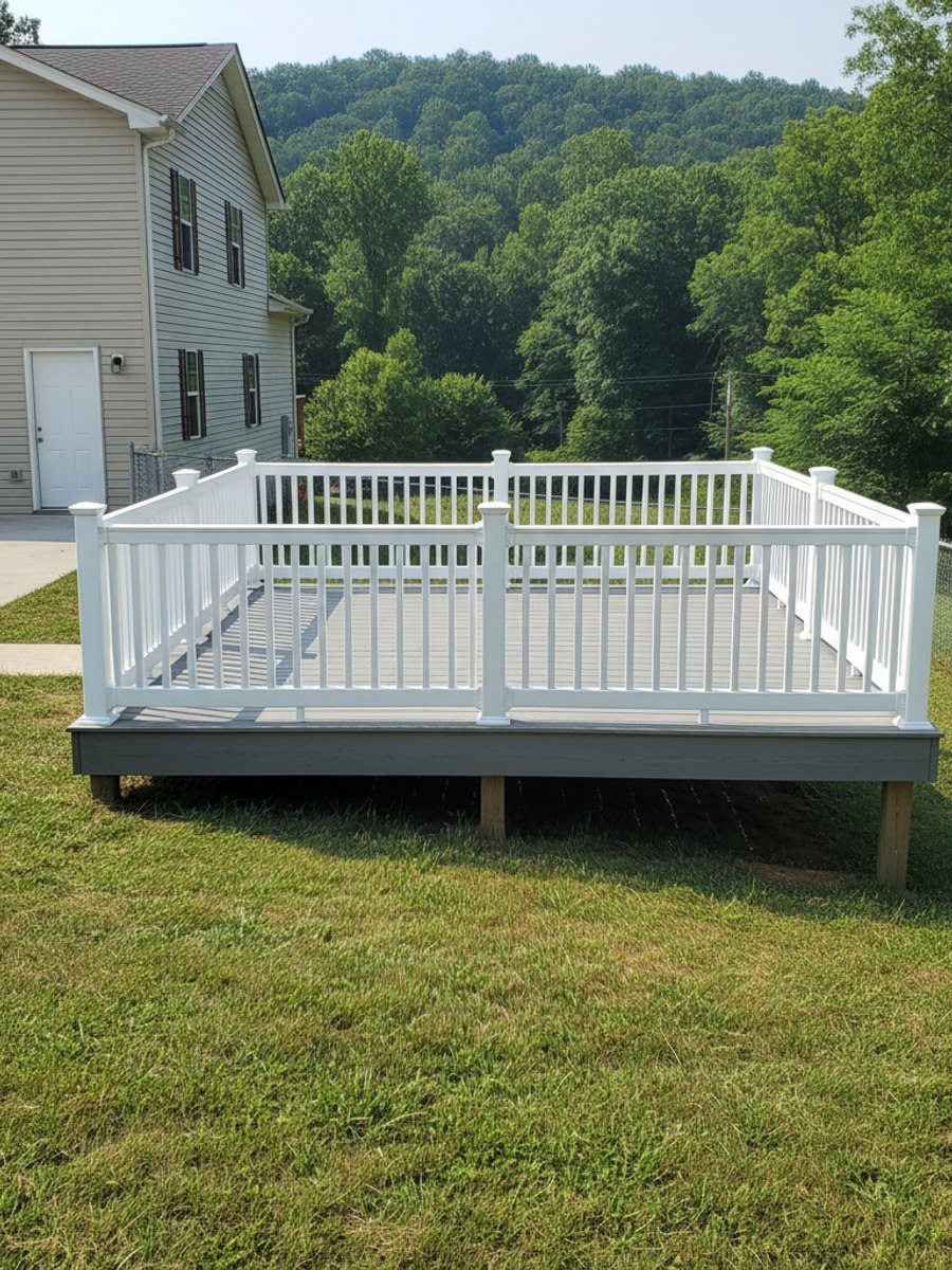 Screened-In Deck Construction completed by Majestic Deck Co in Arlington, TN