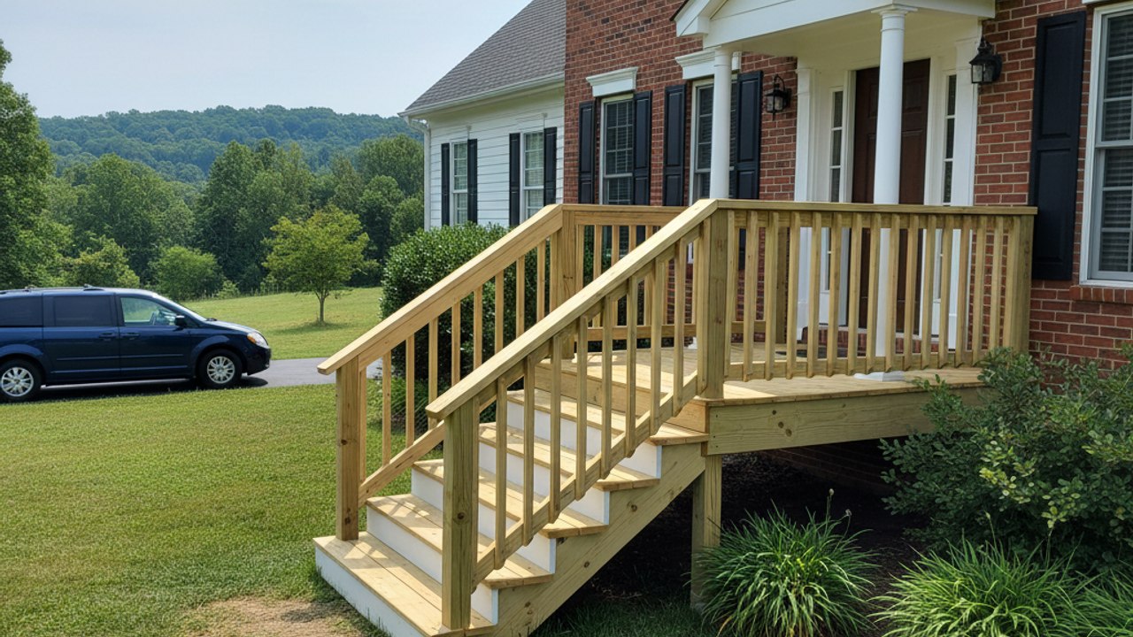 Deck Installation completed by Majestic Deck Co in Millington, TN