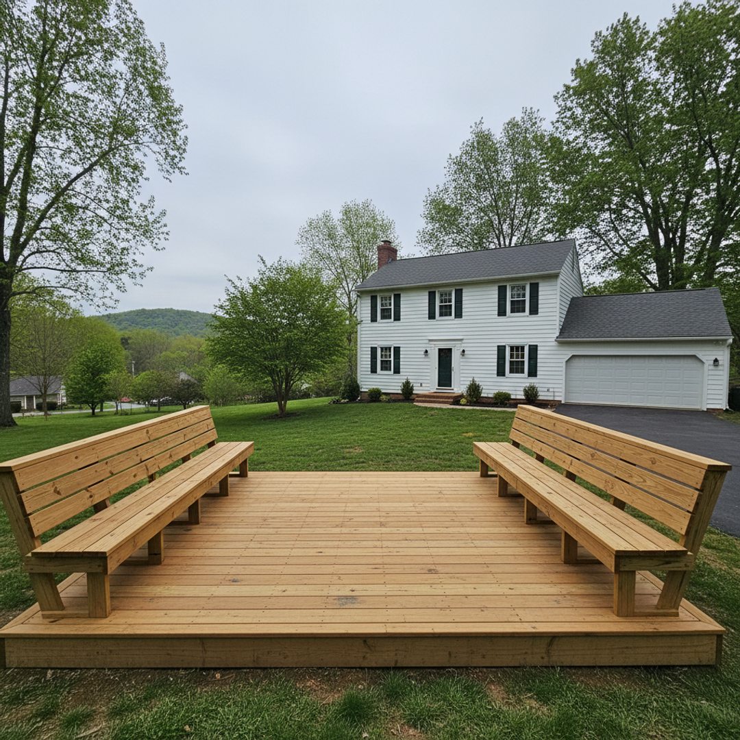 Deck Demolition & Rebuild completed by Majestic Deck Co in Marion, TN