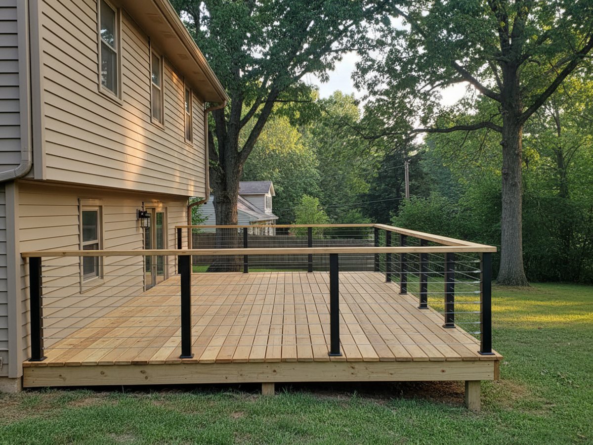 Deck Board Replacement completed by Majestic Deck Co in Bartlett, TN