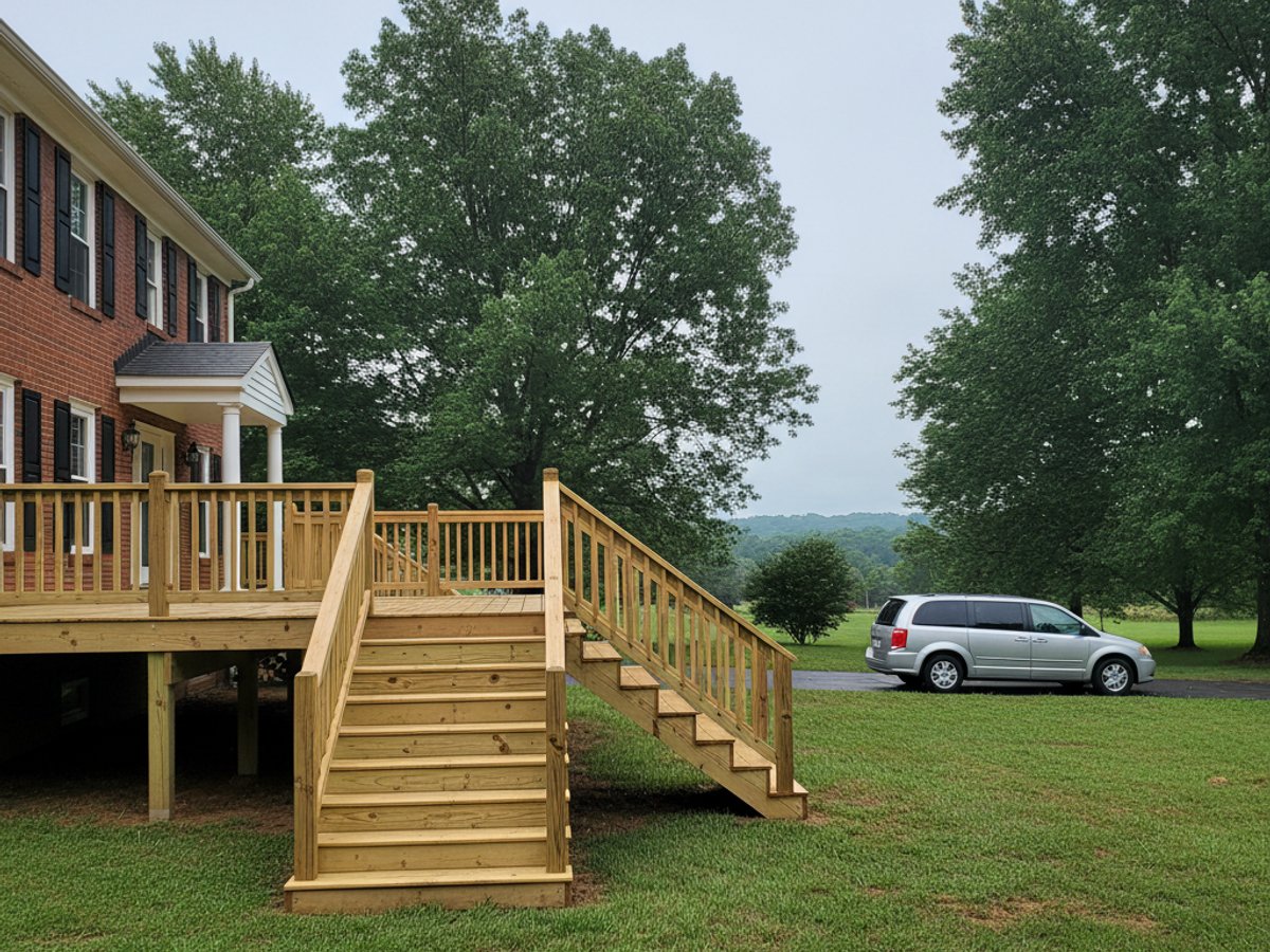 Deck Demolition & Rebuild completed by Majestic Deck Co in Arlington, TN